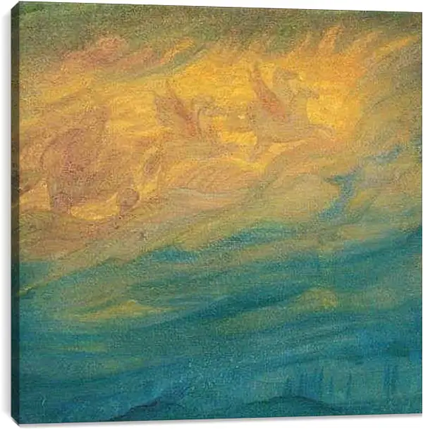 Постер на подрамнике - Илья пророк. Рерих Николай