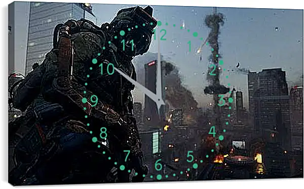 Часы картина - Call Of Duty: Advanced Warfare