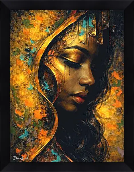 Картина в раме - Color portrait 68