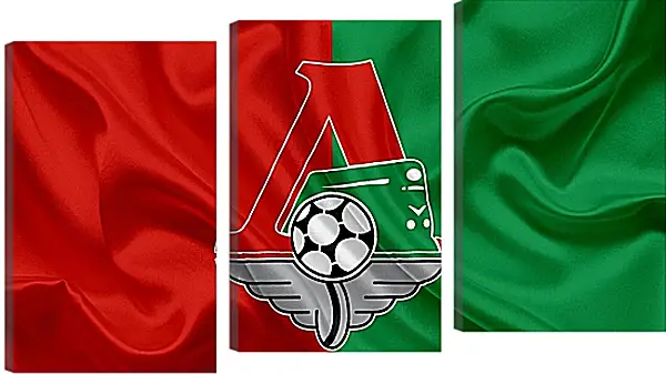 Модульная картина - Эмблема ФК Локомотив Москва