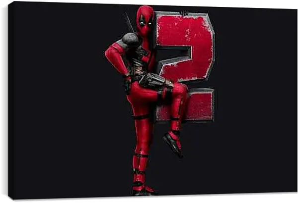 Постер на подрамнике - Дэдпул 2