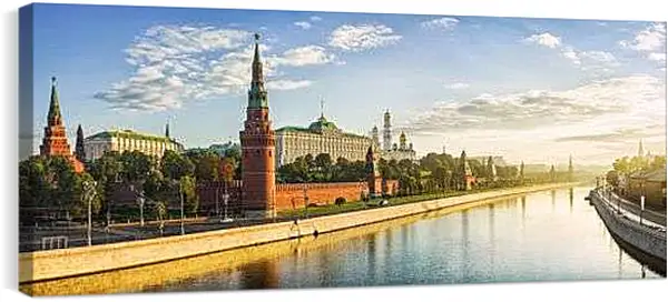 Постер на подрамнике - Вид на Кремль