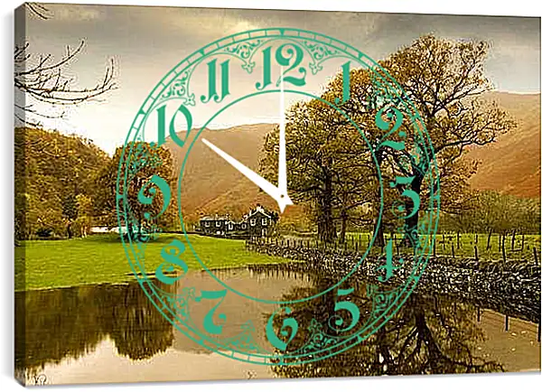Часы картина - Усадьба