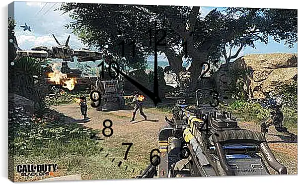 Часы картина - Call Of Duty: Black Ops III
