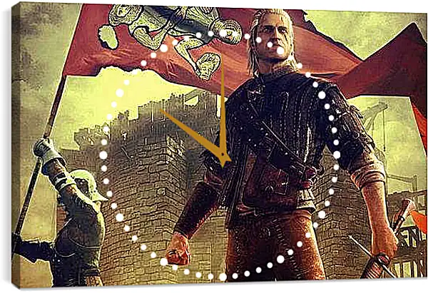 Часы картина - The Witcher 2: Assassins Of Kings