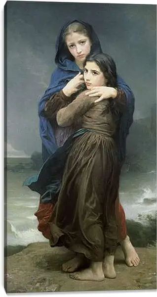 Постер на подрамнике - Lorage. Гроза. Адольф Вильям Бугро