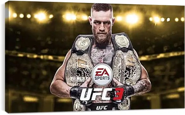 Постер на подрамнике - UFC. Конор МакГрегор. EA Sports