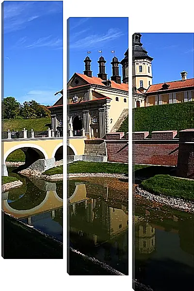 Модульная картина - Несвижский замок 1. Республика Беларусь