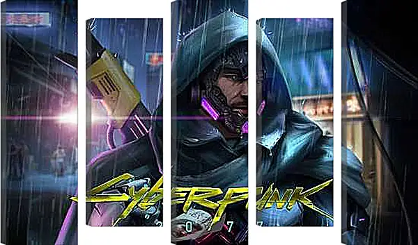 Модульная картина - Cyberpunk 2077