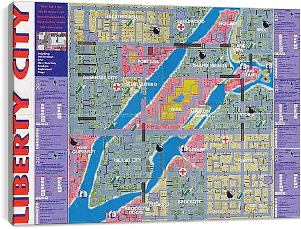 Постер на подрамнике - Grand Theft Auto