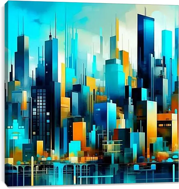 Постер на подрамнике - Горд в Тумане