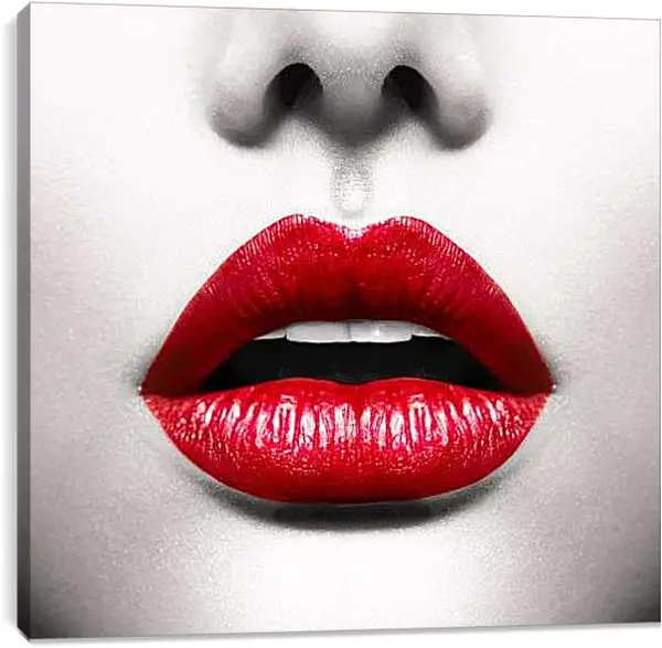 Постер на подрамнике - Губы