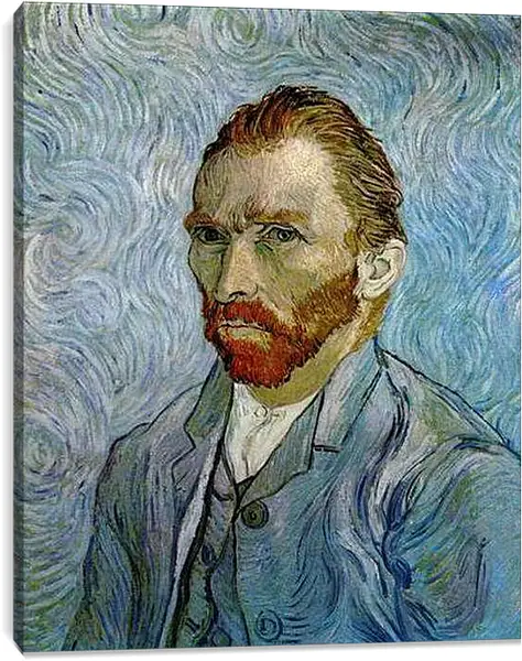 Постер на подрамнике - Selfportrait. Винсент Ван Гог