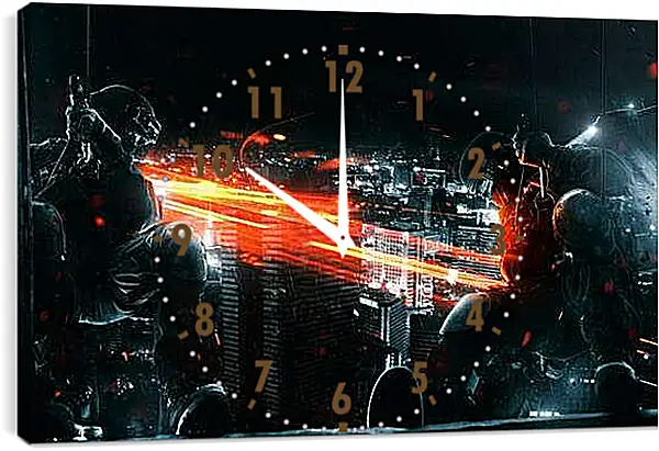 Часы картина - Battlefield 3
