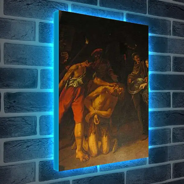 Лайтбокс световая панель - St. John the Baptist in the Mountains. Эль Греко