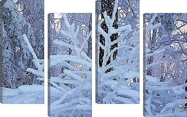 Модульная картина - Зима