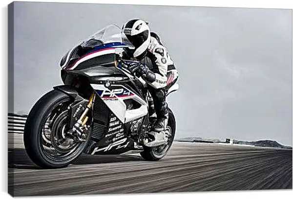 Постер на подрамнике - Мотоцикл BMW