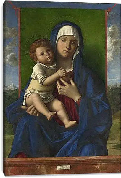 Постер на подрамнике - The Virgin and Child. Джованни Беллини