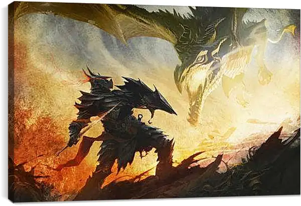 Постер на подрамнике - The Elder Scrolls V: Skyrim
