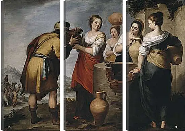 Модульная картина - Ребекка и Елиезер. Бартоломе Эстебан Мурильо