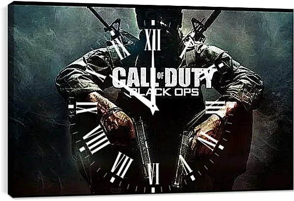 Часы картина - Call Of Duty: Black Ops