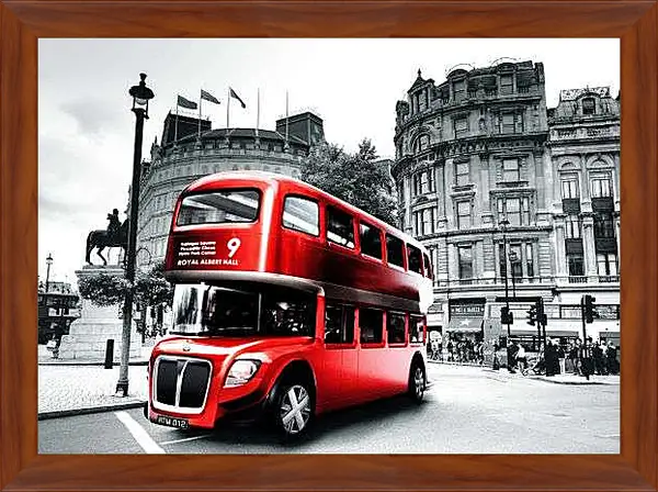 Картина в раме - London Bus