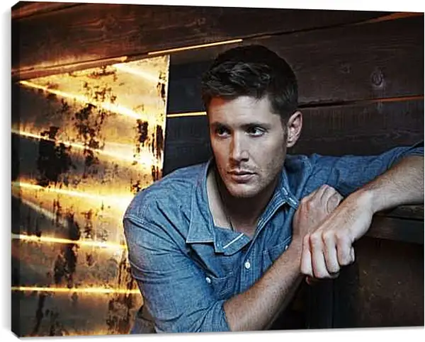 Постер на подрамнике - Дженсен Эклс. Jensen Ackles