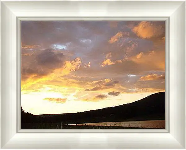 Картина в раме - закат