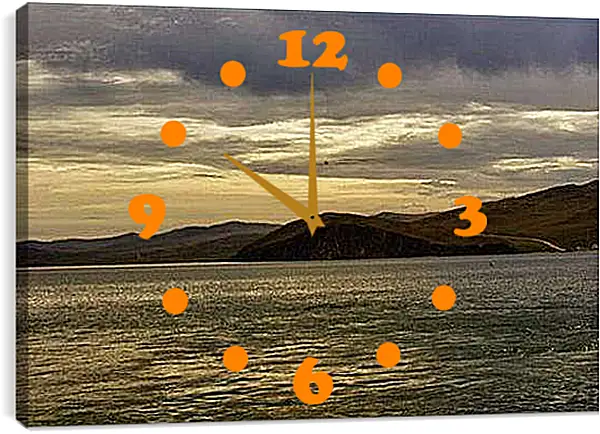 Часы картина - Байкал