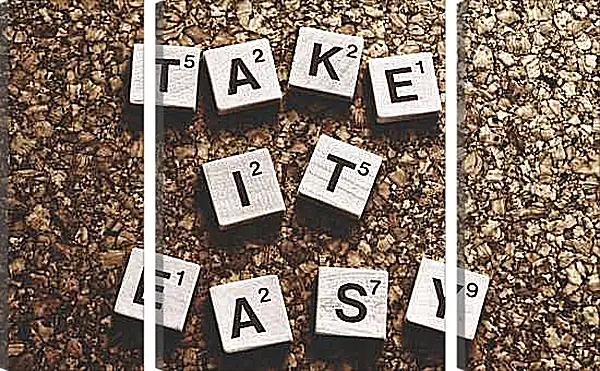 Модульная картина - Не принимайте близко к сердцу