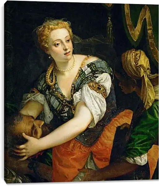 Постер на подрамнике - Judith with the Head of Holofernes. Паоло Веронезе