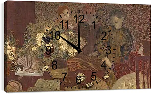 Часы картина - The Earthenware Pot. Эдуар Вюйар