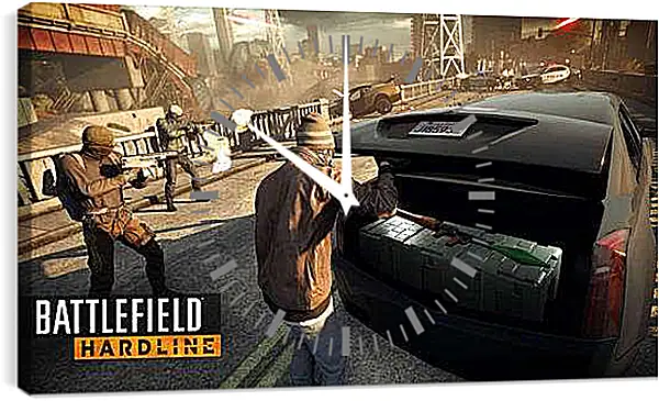 Часы картина - Battlefield: Hardline