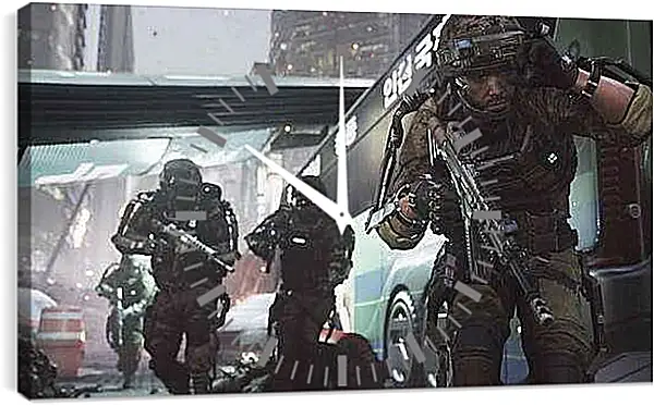 Часы картина - Call Of Duty: Advanced Warfare