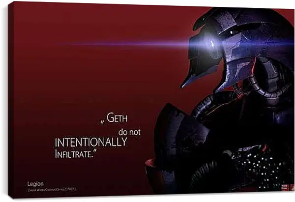 Постер на подрамнике - Mass Effect 2