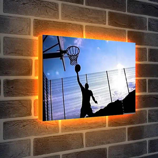 Лайтбокс световая панель - Баскетбол