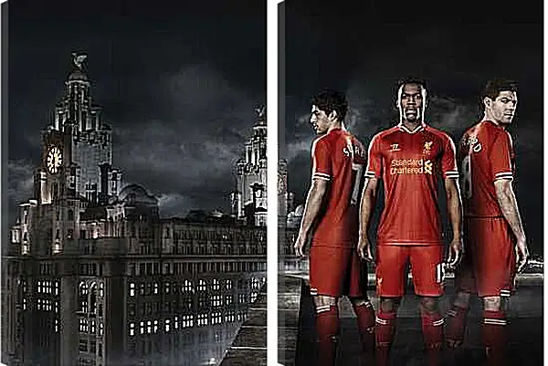 Модульная картина - Ливерпуль. Liverpool