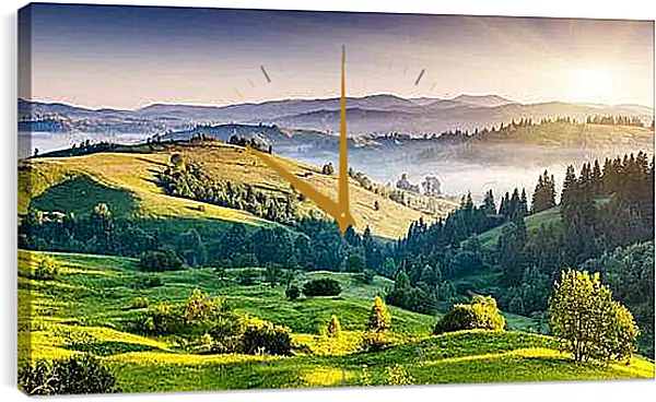 Часы картина - Рассвет