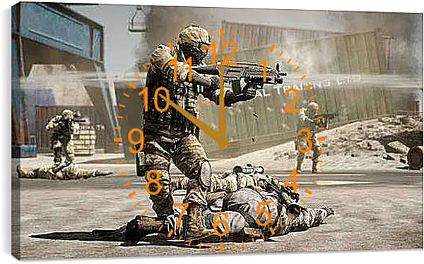 Часы картина - Battlefield: Bad Company 2