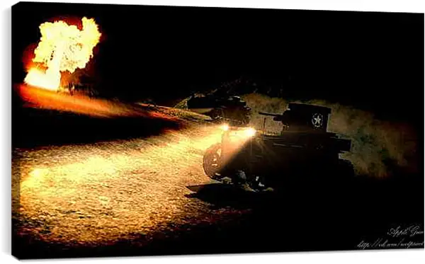 Постер на подрамнике - World Of Tanks