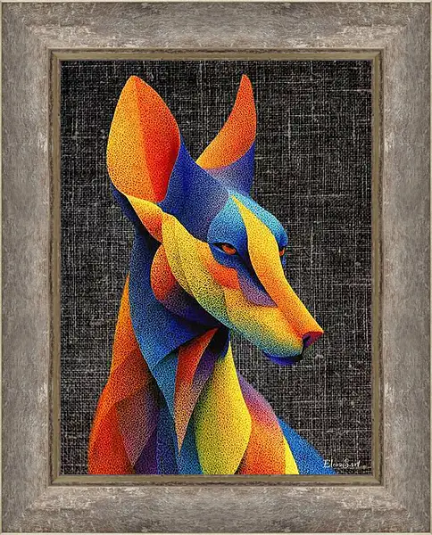 Картина в раме - Dog 18