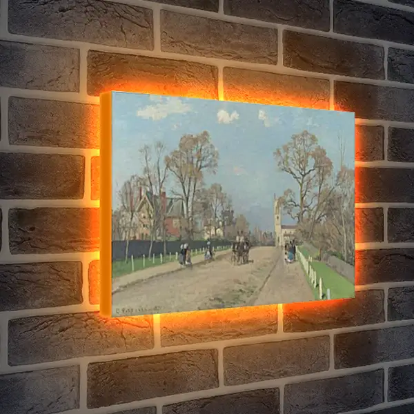 Лайтбокс световая панель - The Avenue, Sydenham. Камиль Писсарро