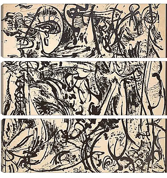 Модульная картина - Number 25. Джексон Поллок