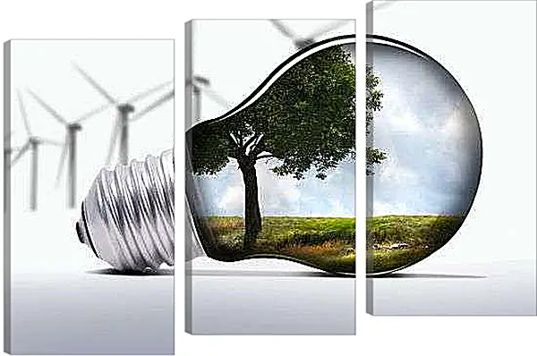 Модульная картина - Лампочка