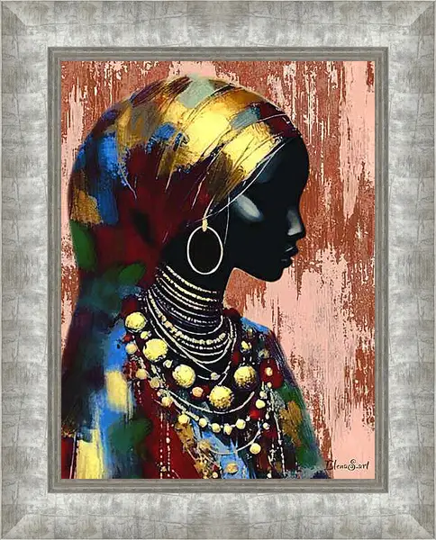 Картина в раме - Color portrait 54