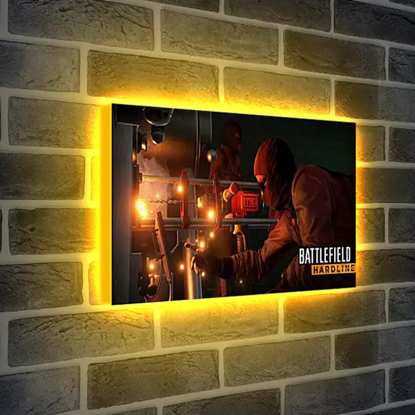 Лайтбокс световая панель - Battlefield: Hardline