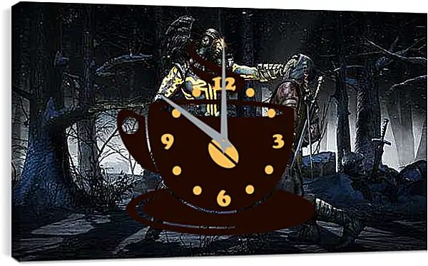 Часы картина - Mortal Kombat X