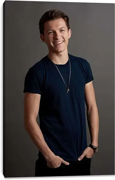 Постер на подрамнике - Том Холланд. Tom Holland