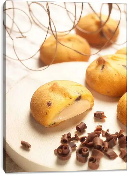 Постер на подрамнике - Печенье с шоколадом. Сладкое Удовольствие.