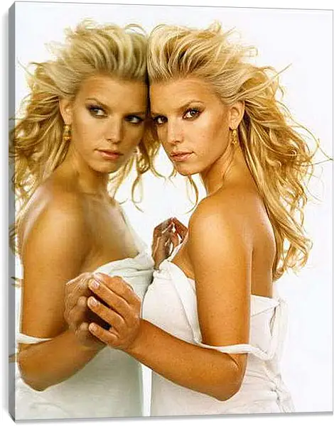 Постер на подрамнике - Jessica Simpson - Джессика Симпсон
